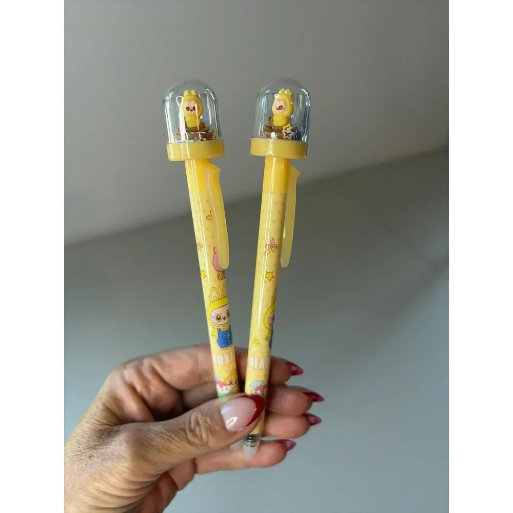 BFF set of 2 Labubu confetti shaker pens